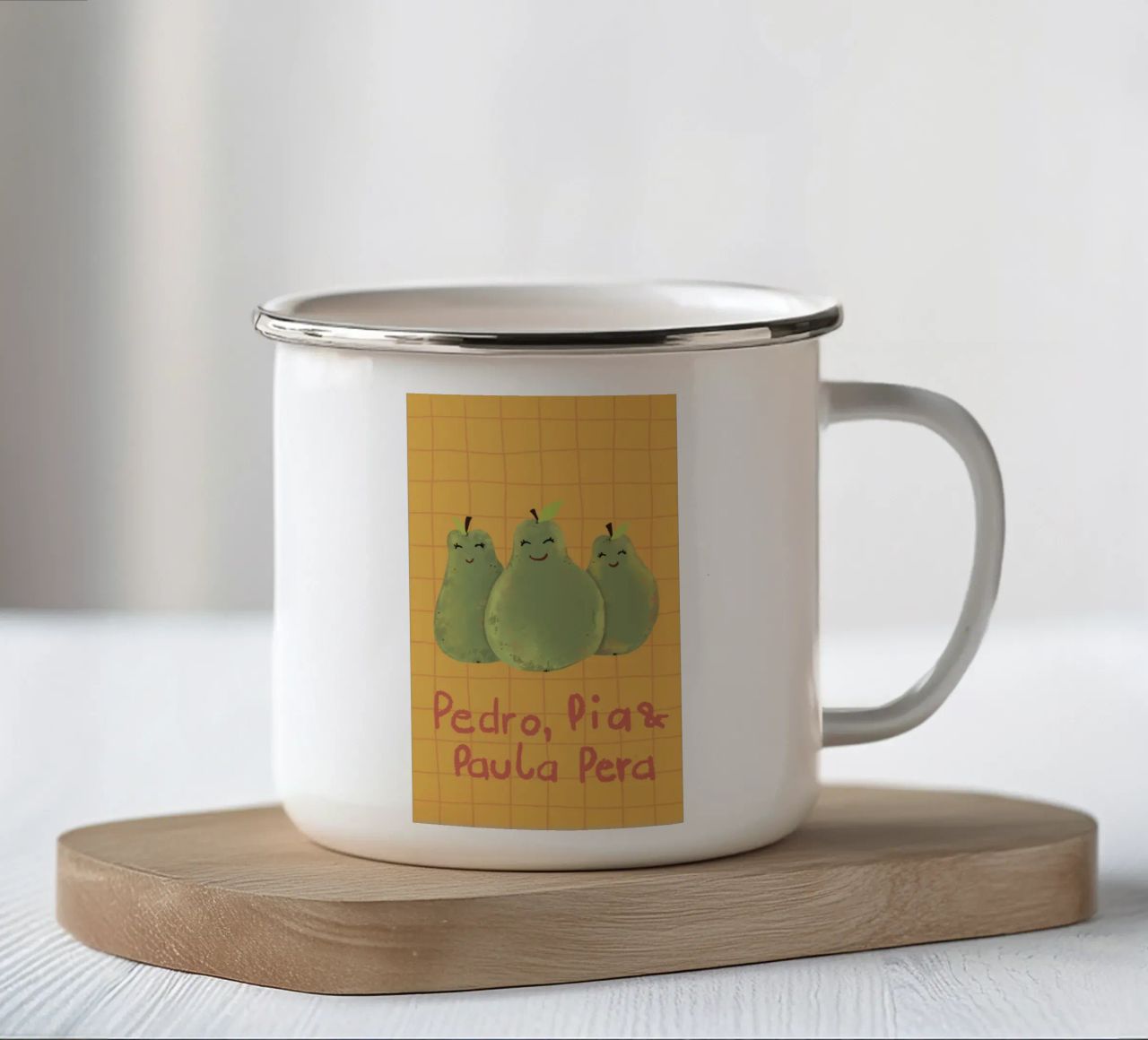 Pear group tazza in smalto da Beeeplan