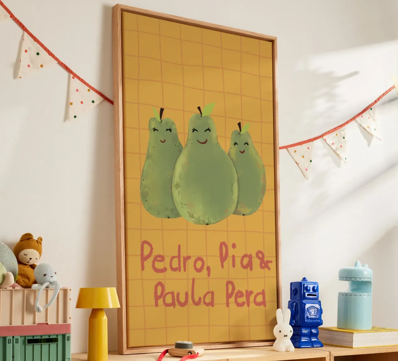 Pear group tela con Cornice a cassetta da Beeeplan