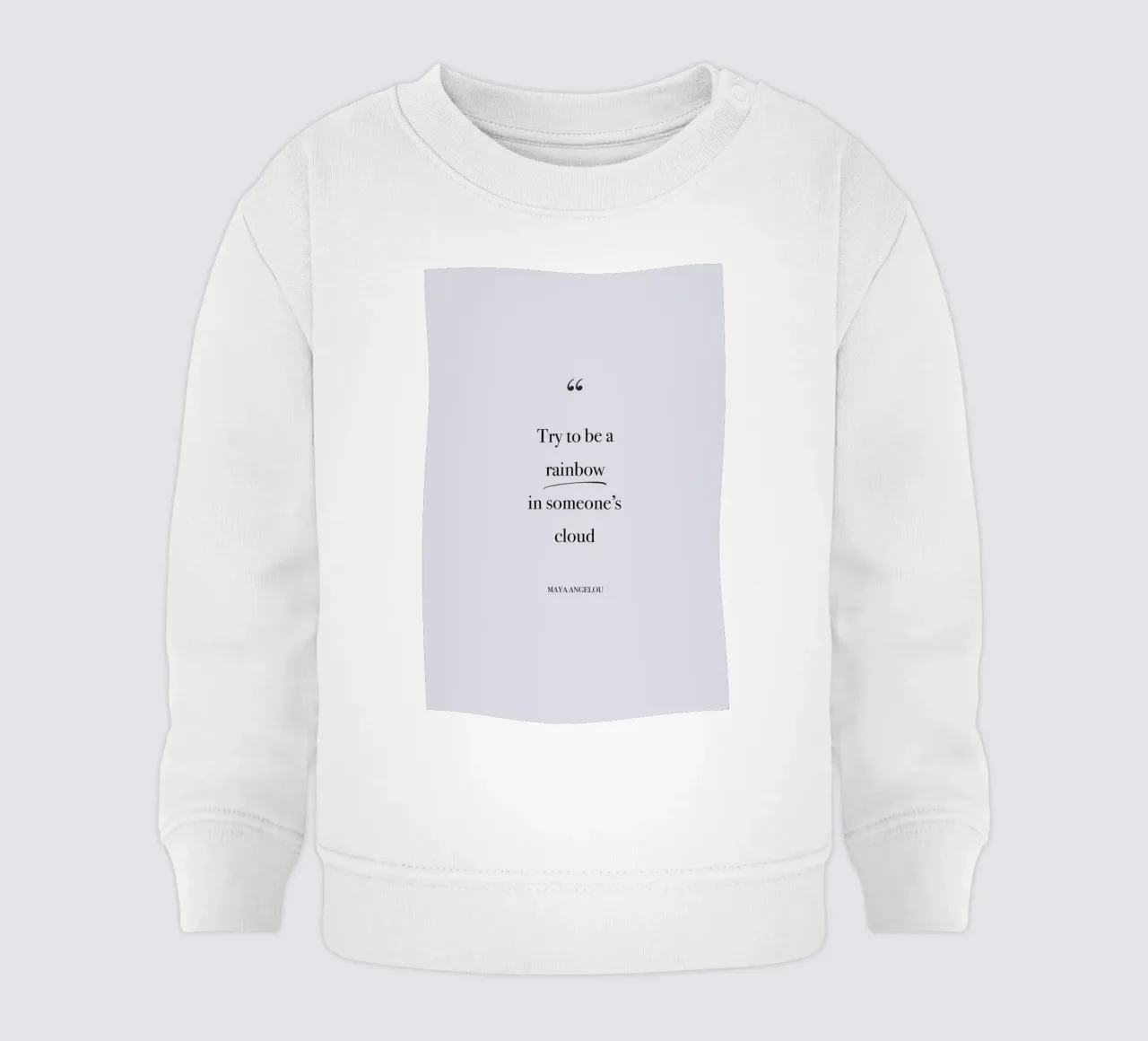 Try to Be a Rainbow felpa neonato da Studio One