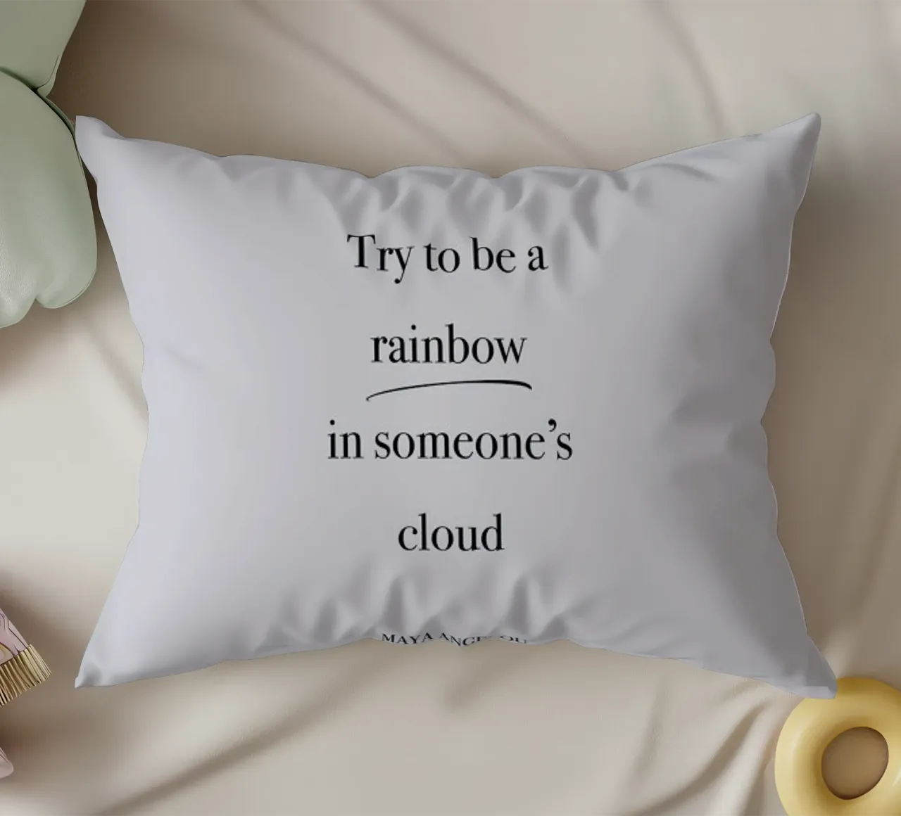 Try to Be a Rainbow cuscino da Studio One