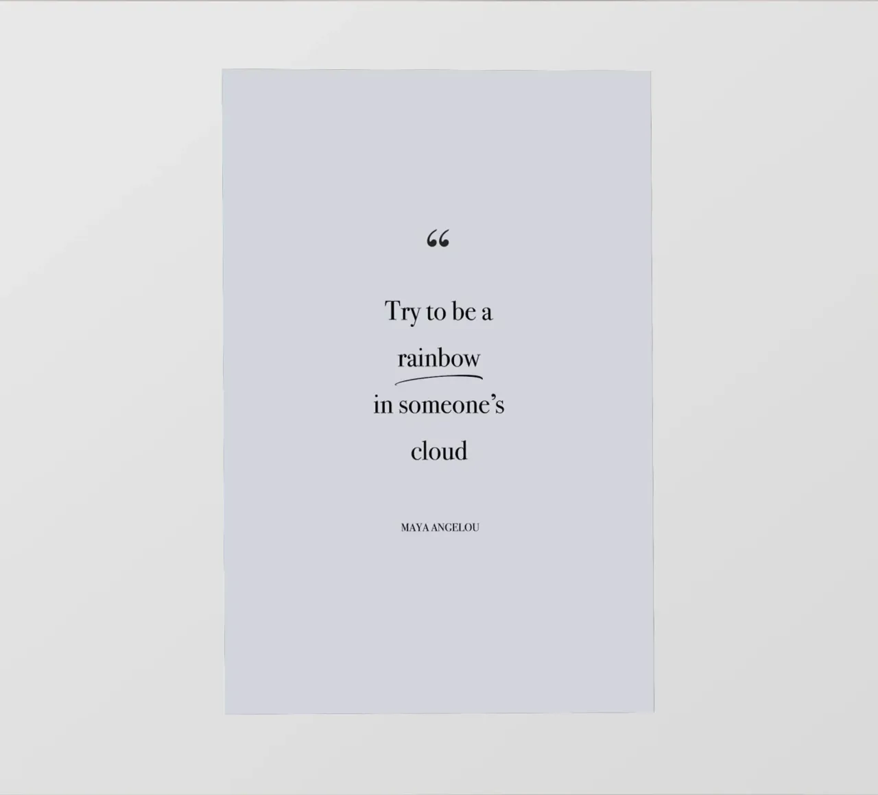 Try to Be a Rainbow telo in pvc da Studio One