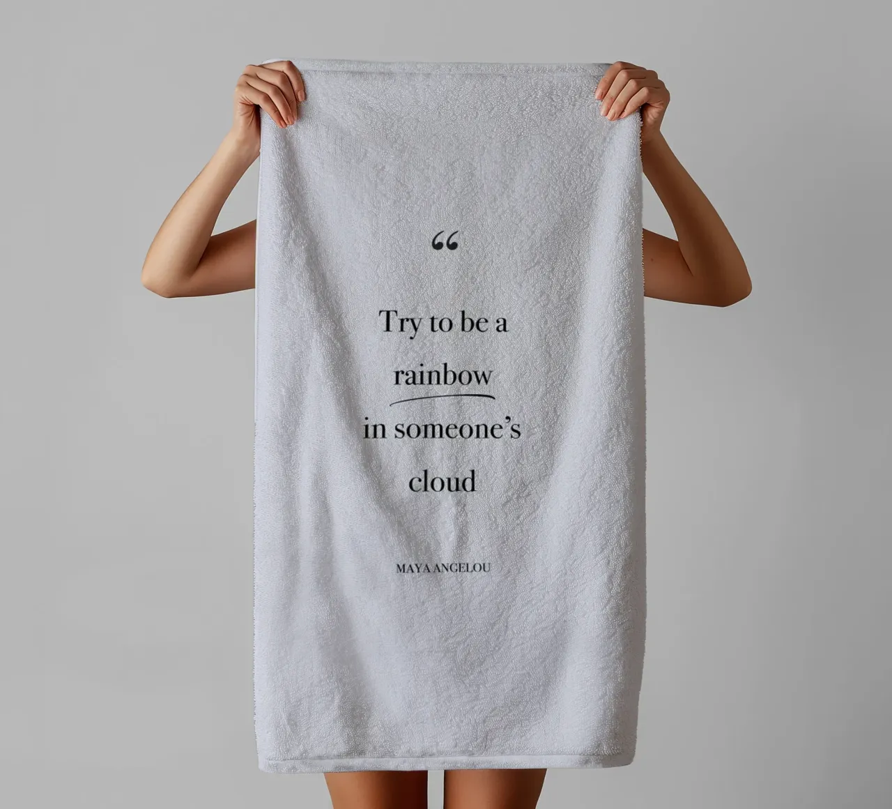 Try to Be a Rainbow asciugamano da bagno da Studio One