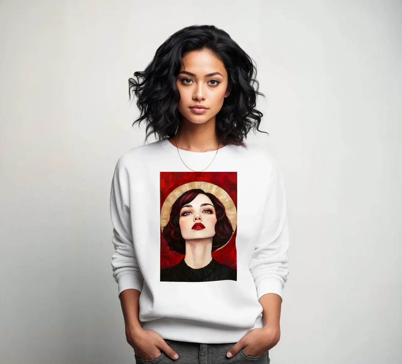 Good girl sweatshirt by Justyna Jaszke JBJart