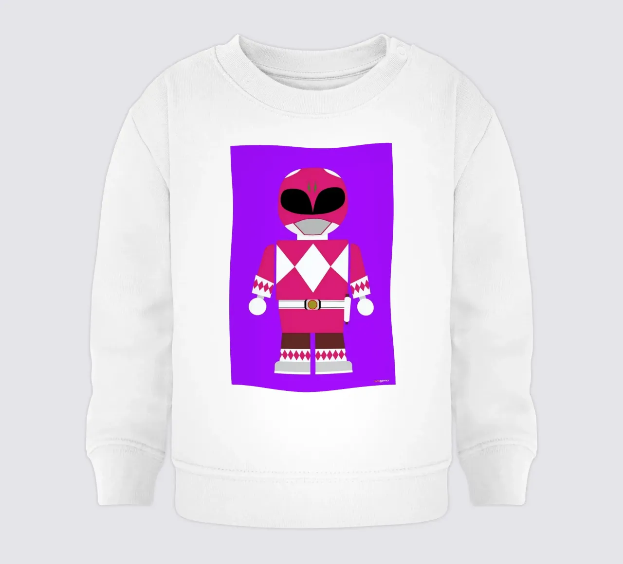 Power Ranger Toy Pink felpa neonato da Rafa Gomes