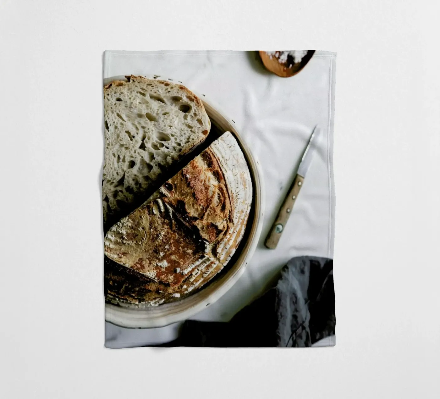 Sauerteigbrot No. 2 fleece blanket by Eat this