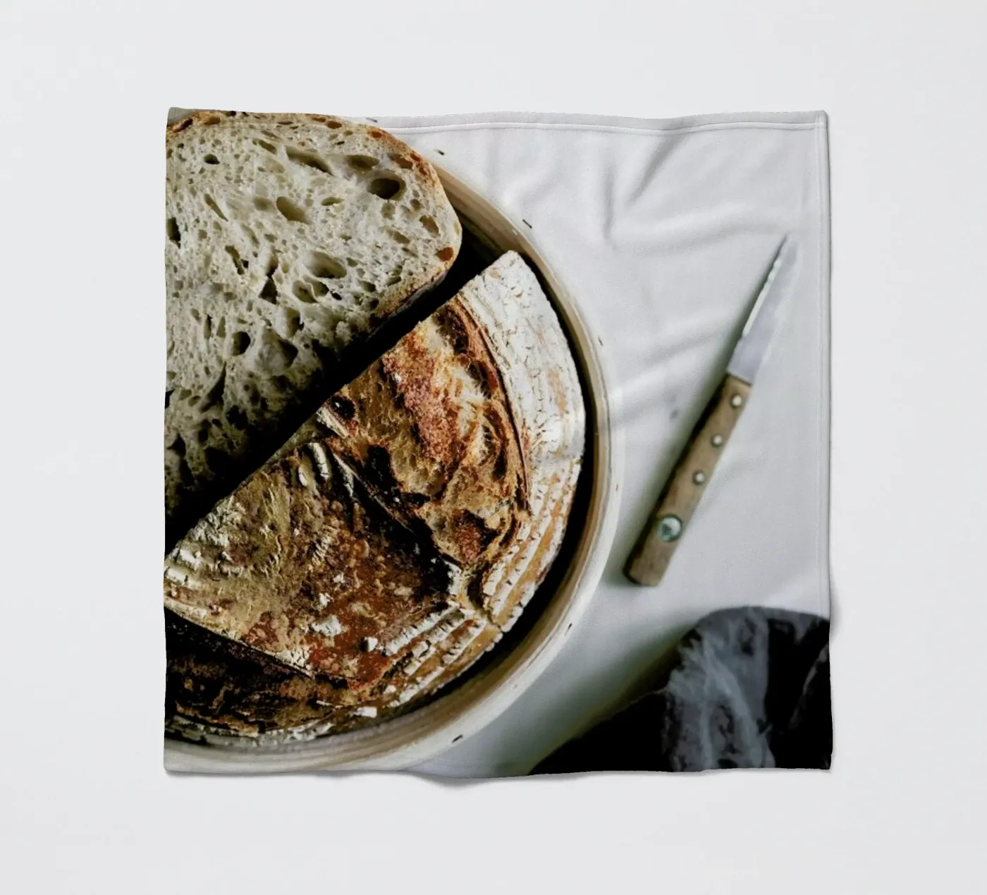 Sauerteigbrot No. 2 fleece blanket by Eat this