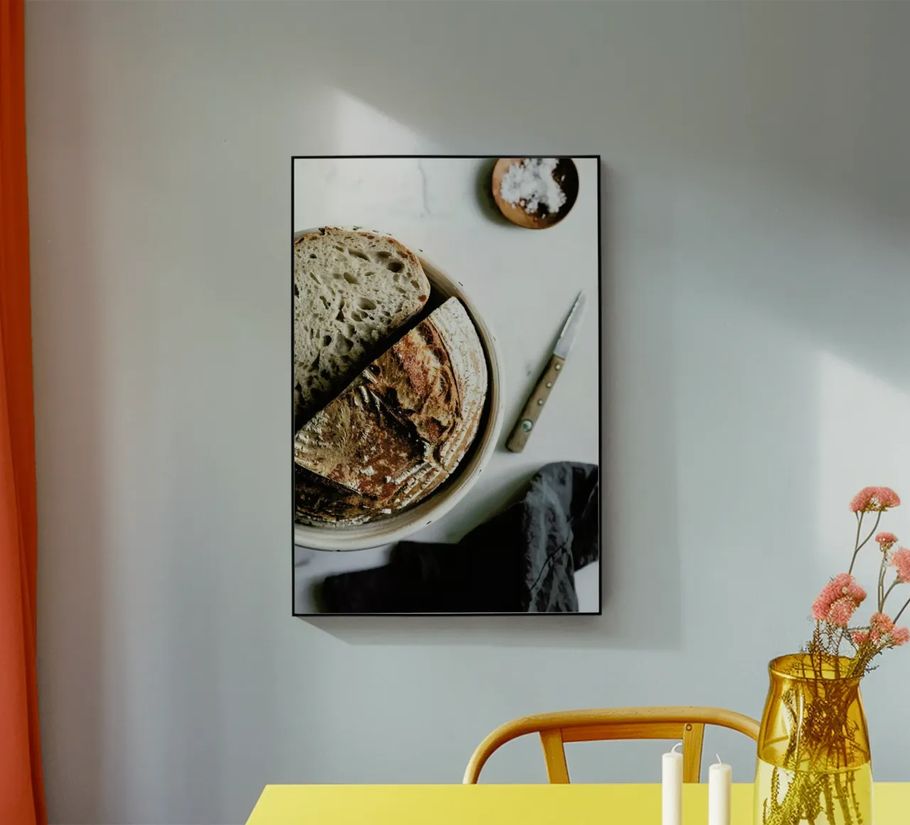 Sauerteigbrot No. 2 acryl van Eat this