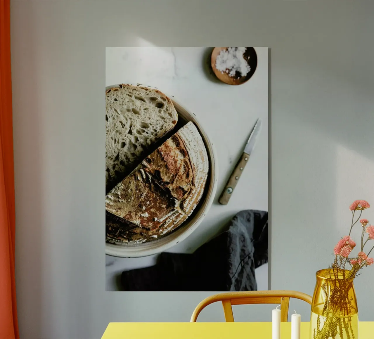 Sauerteigbrot No. 2 acryl van Eat this