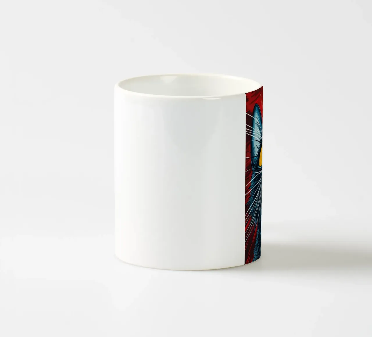 Gatto Toby tazza in ceramica da Justyna Jaszke JBJart