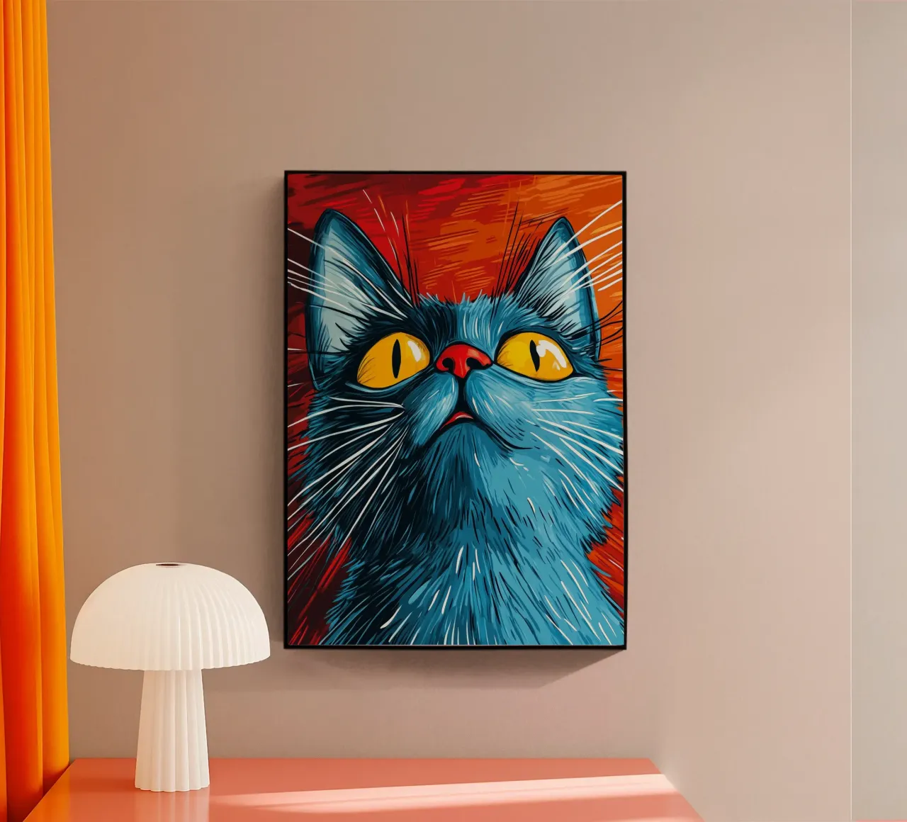 Gatto Toby plexiglass da Justyna Jaszke JBJart