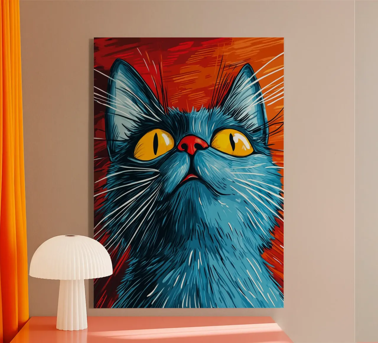 Gatto Toby plexiglass da Justyna Jaszke JBJart
