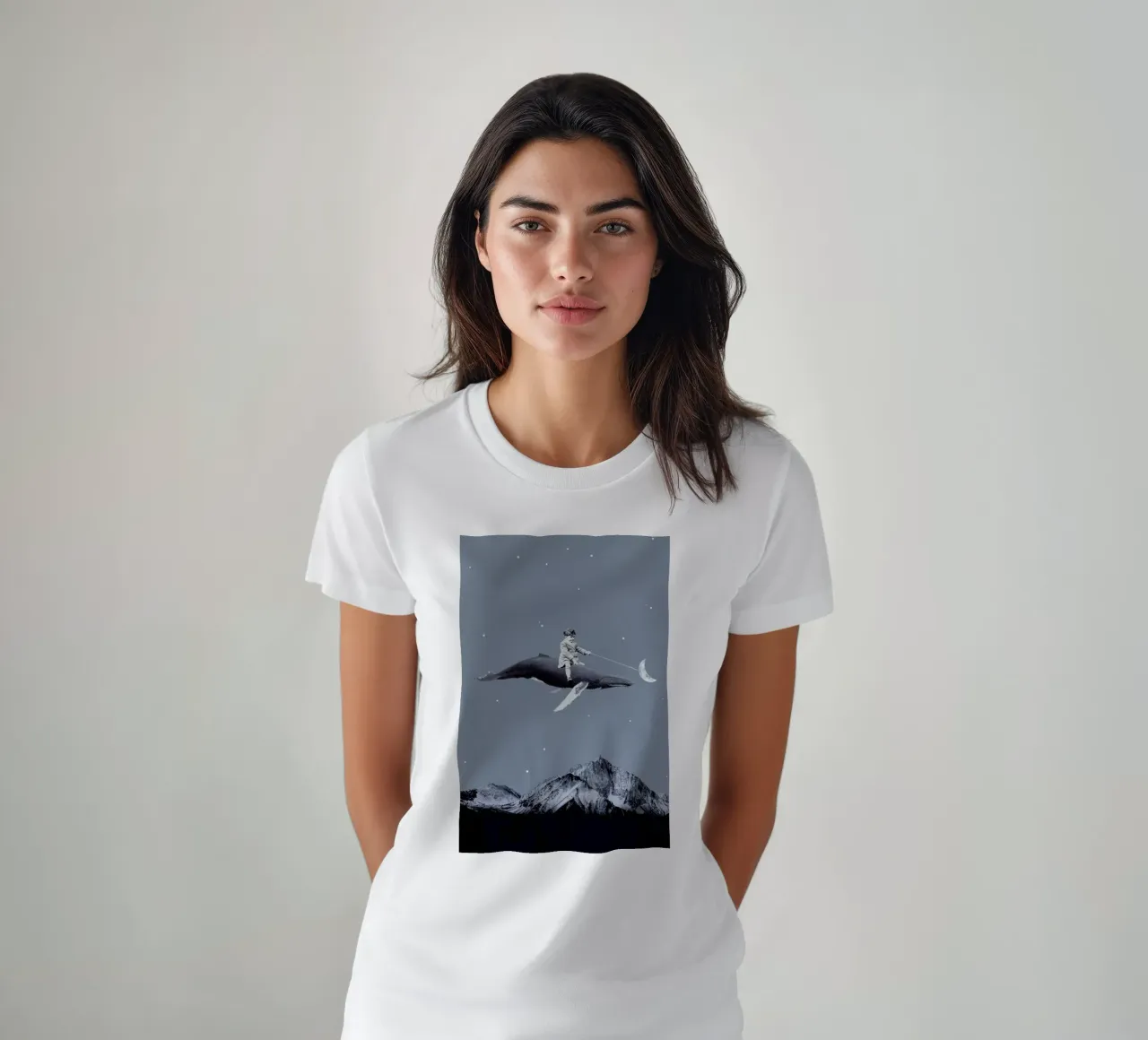 Aim For the Moon t-shirt da Maarten Léon