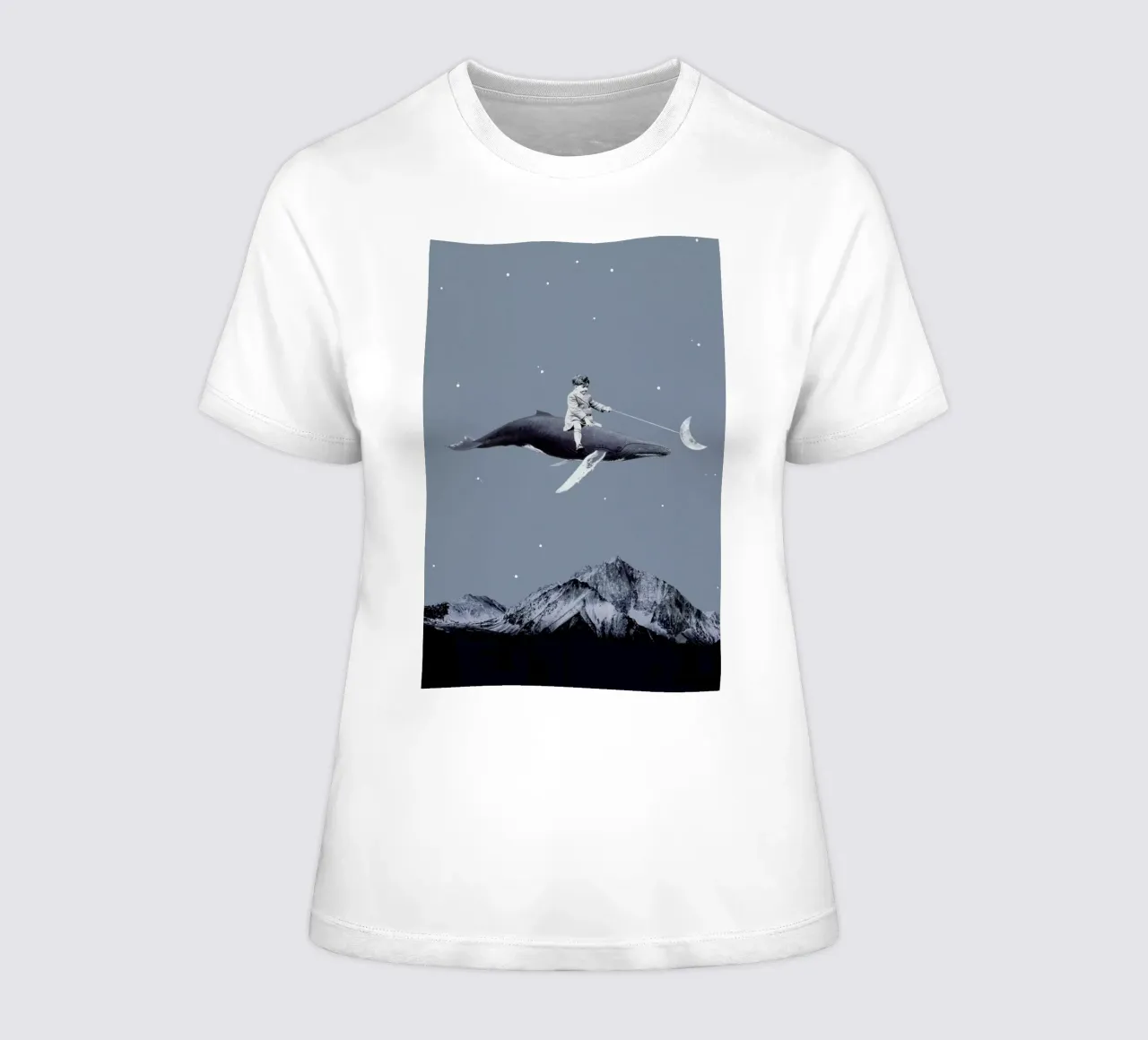 Aim For the Moon t-shirt da donna da Maarten Léon