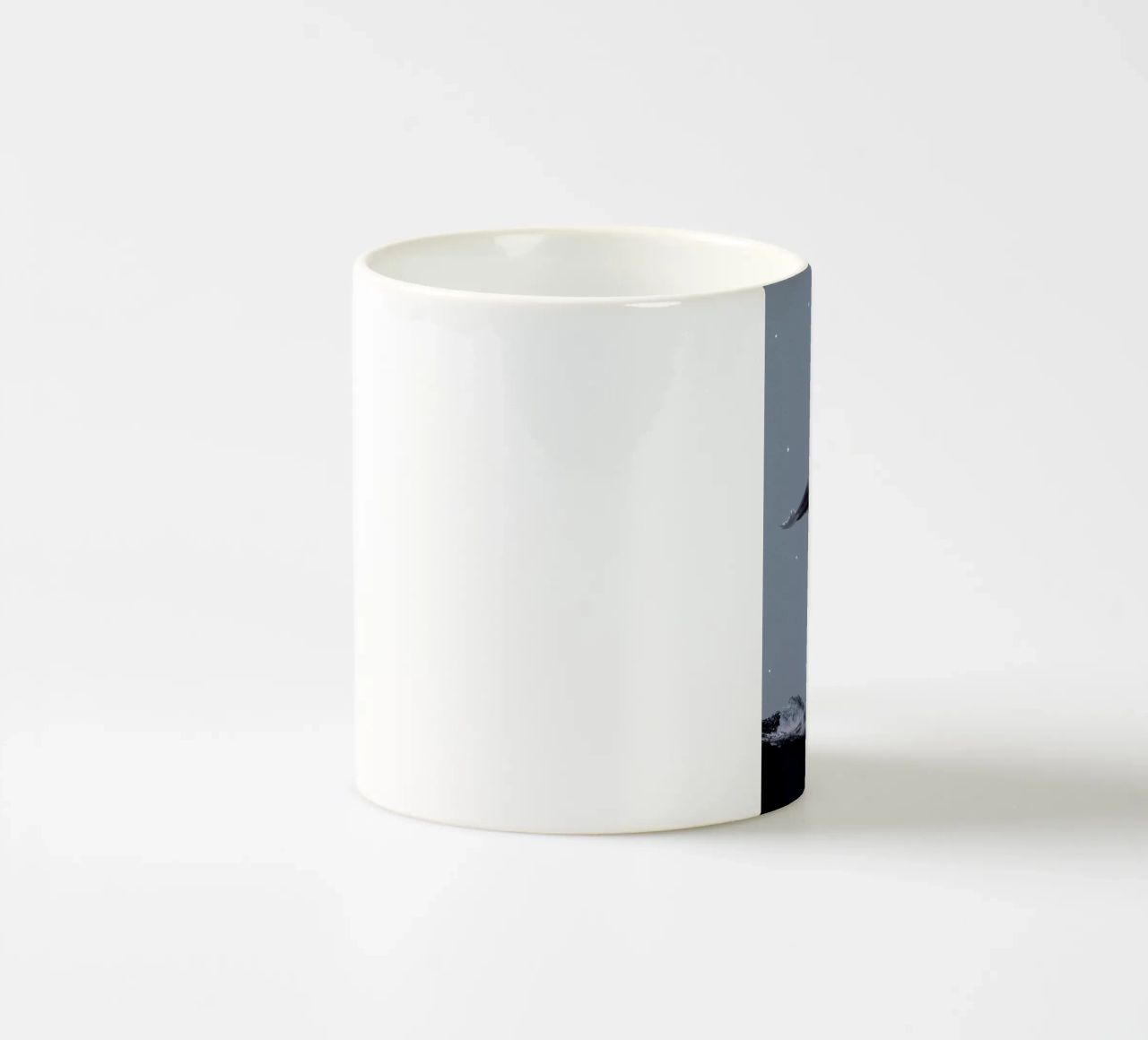 Aim For the Moon tazza in ceramica da Maarten Léon