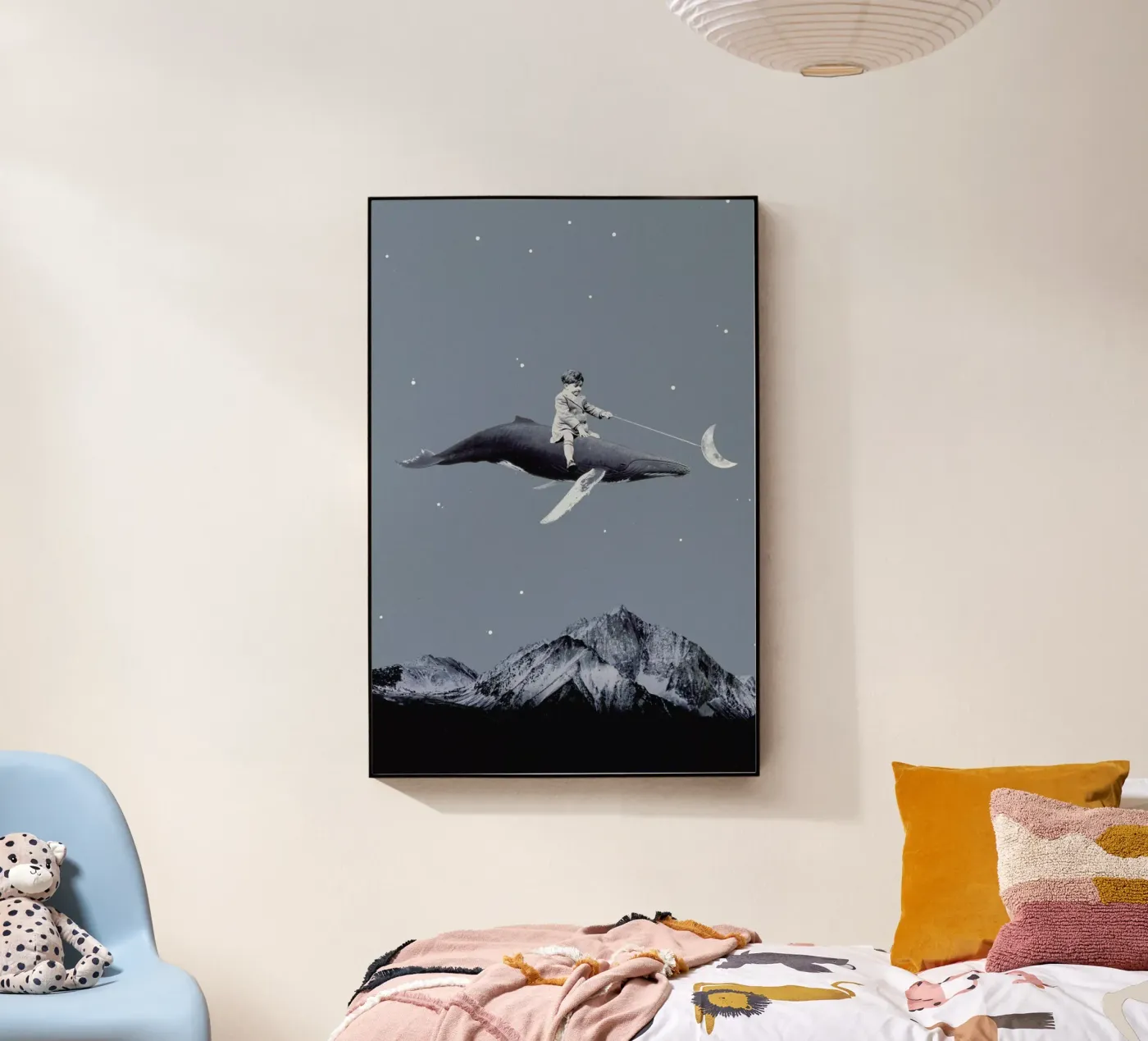 Aim For the Moon plexiglass da Maarten Léon