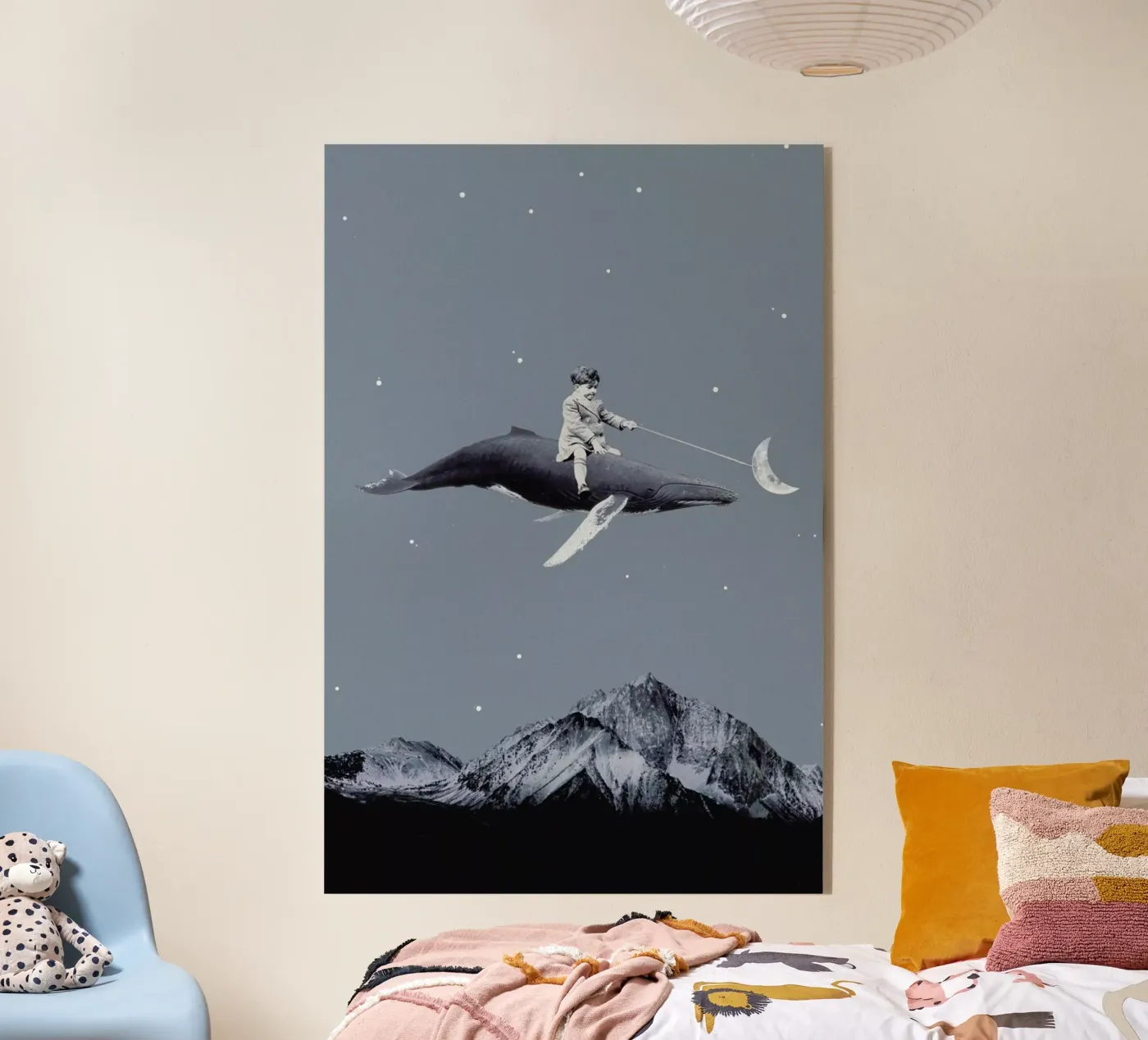 Aim For the Moon plexiglass da Maarten Léon