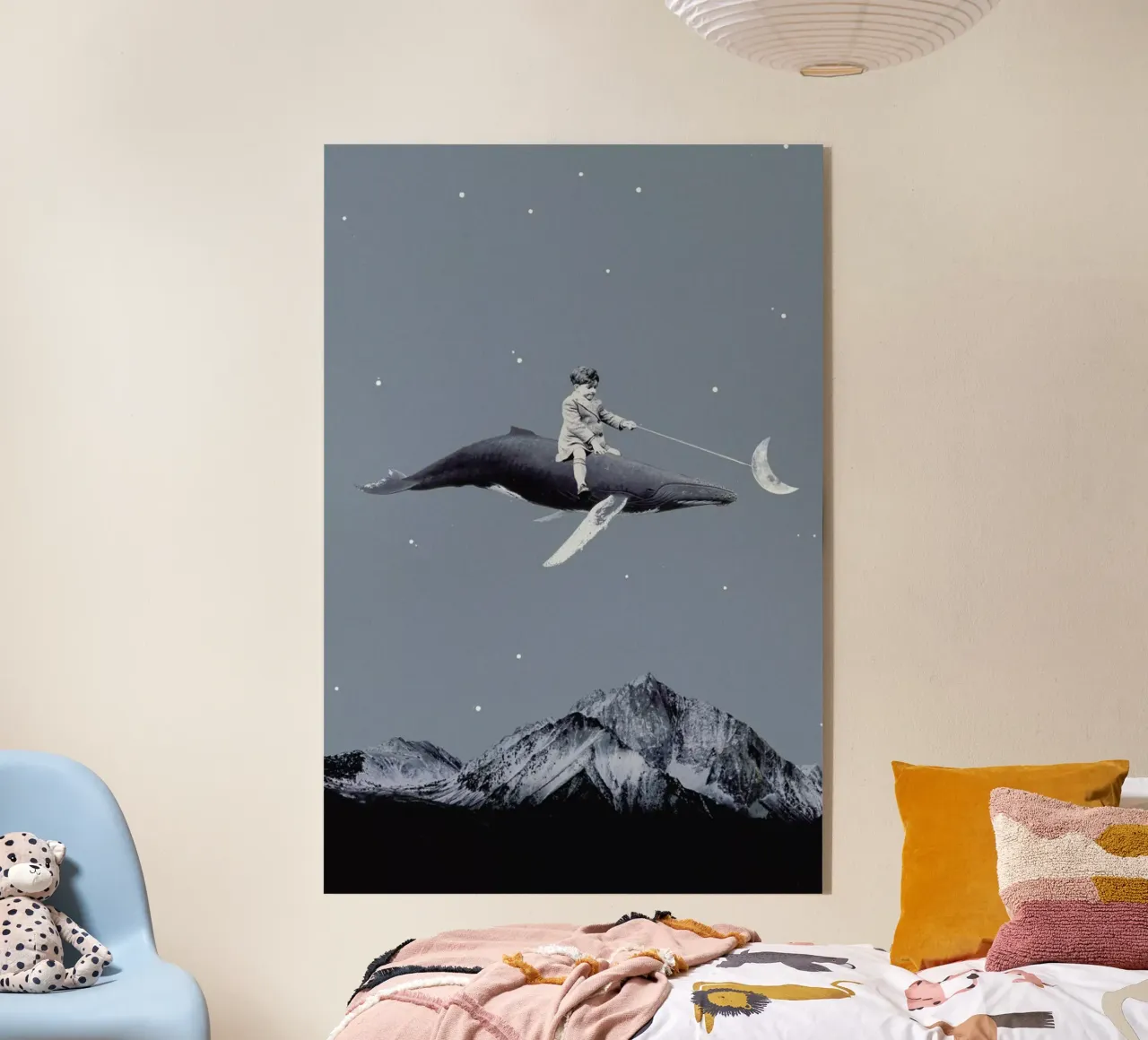 Aim For the Moon plexiglass da Maarten Léon