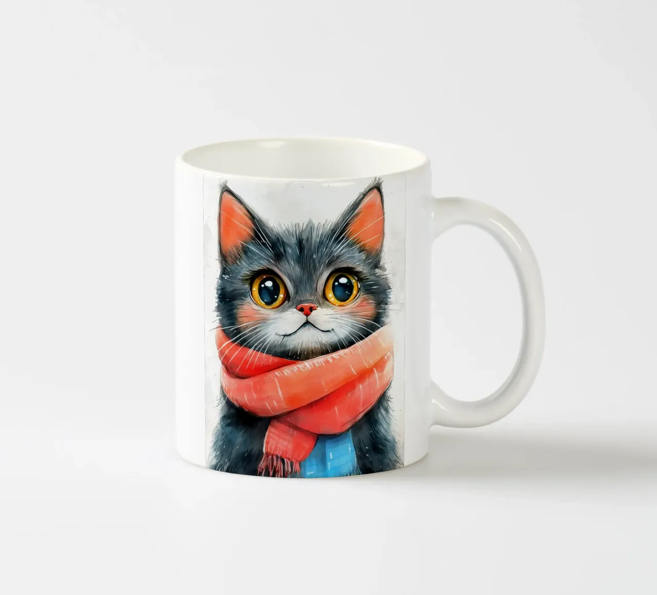 Cat Sylvester tazza in ceramica da Justyna Jaszke JBJart