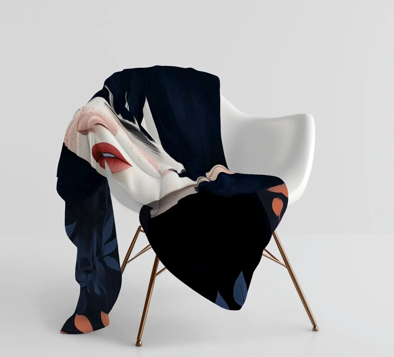 Ti sto guardando coperta in pile da Justyna Jaszke JBJart