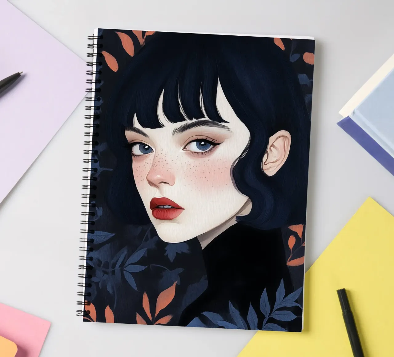 I'm looking at you spiral notebook by Justyna Jaszke JBJart