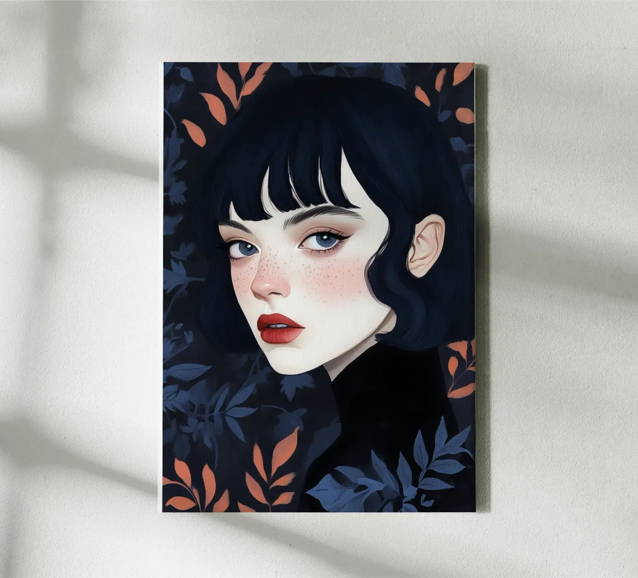 I'm looking at you canvas with Floater frame by Justyna Jaszke JBJart