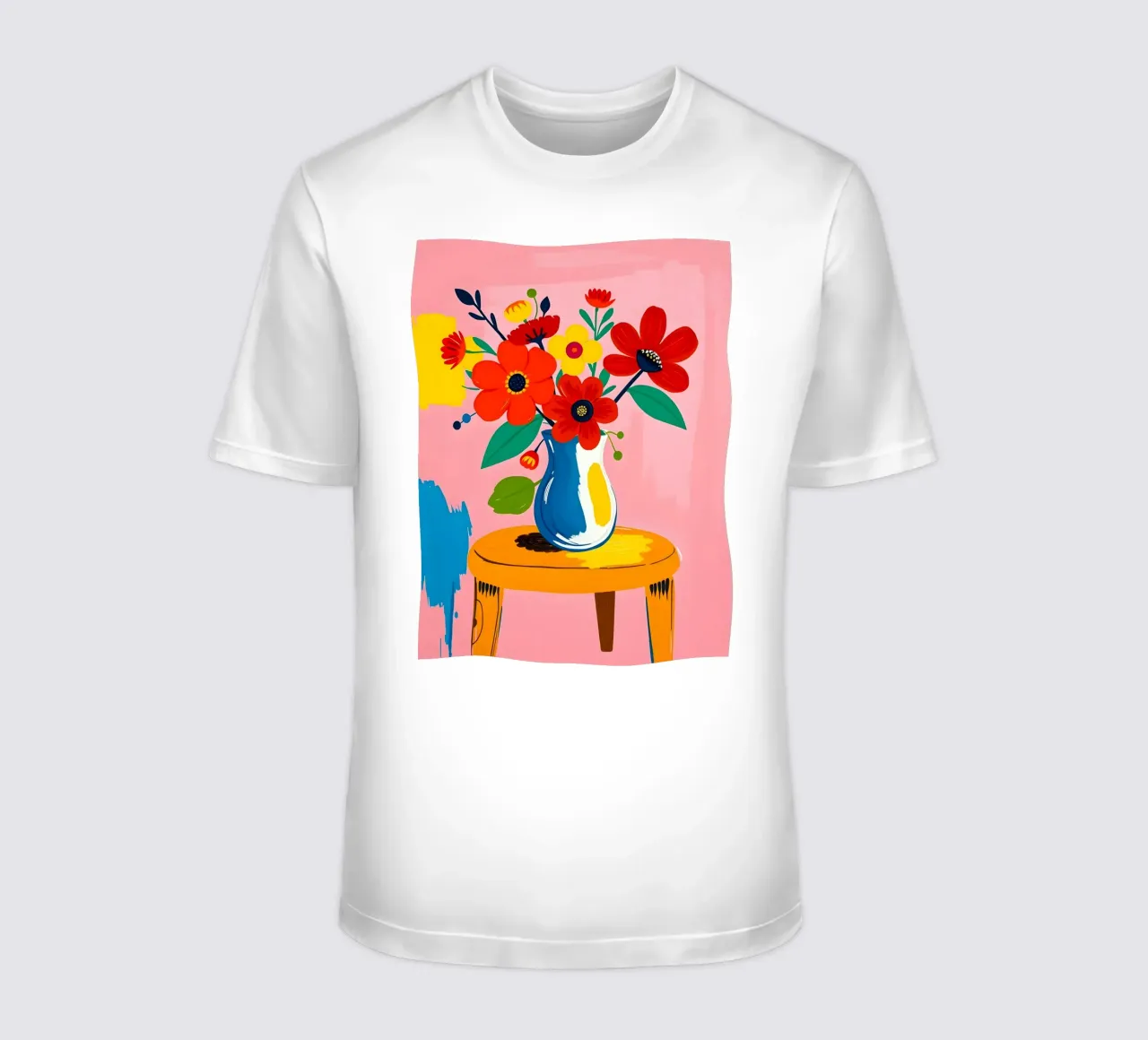 FLORES EN JARRÓN BODEGÓN camiseta de ARTOMATIC