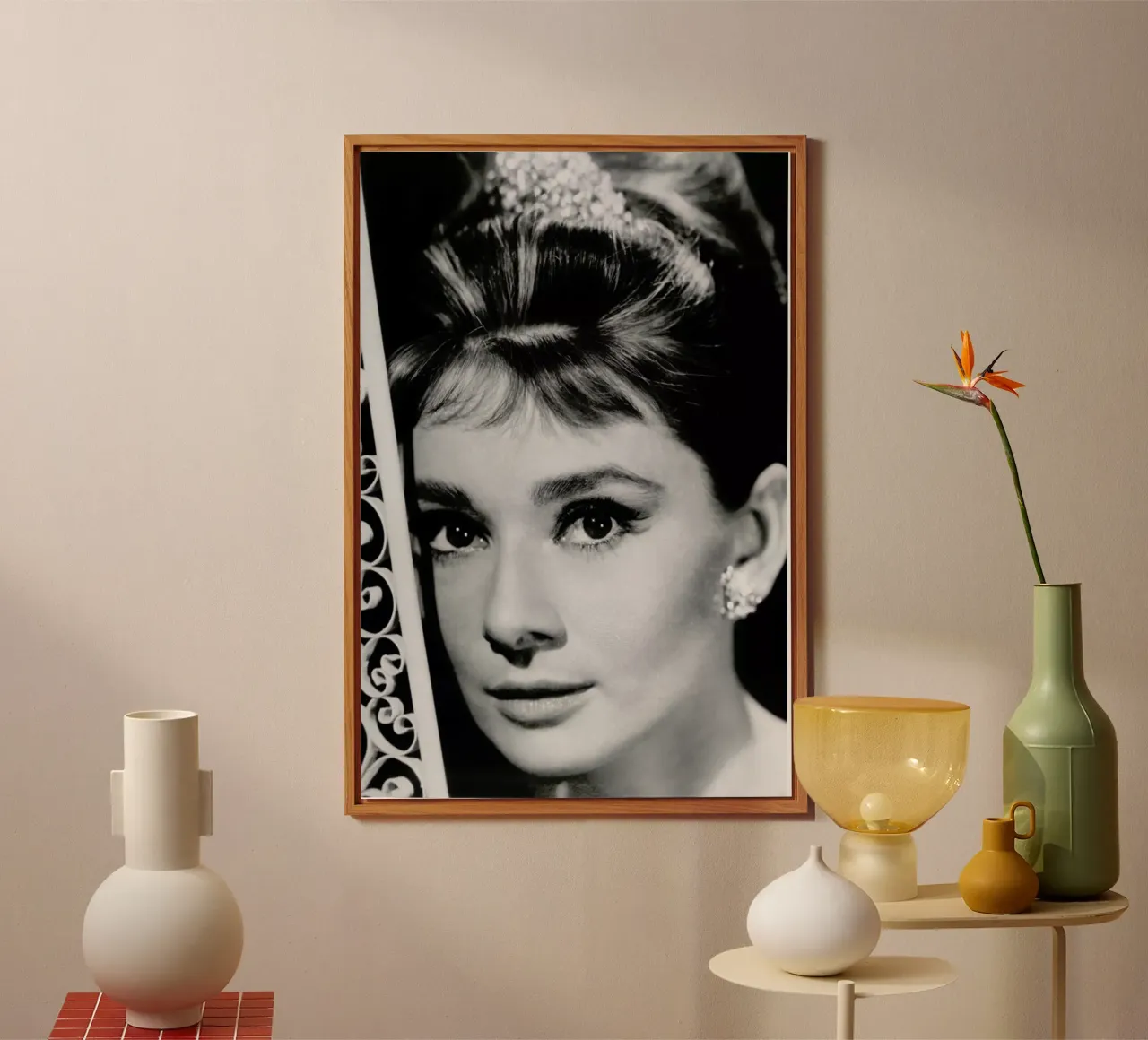 Audrey Hepburn 3 alluminio dibond da Gallery Print and Art Limited