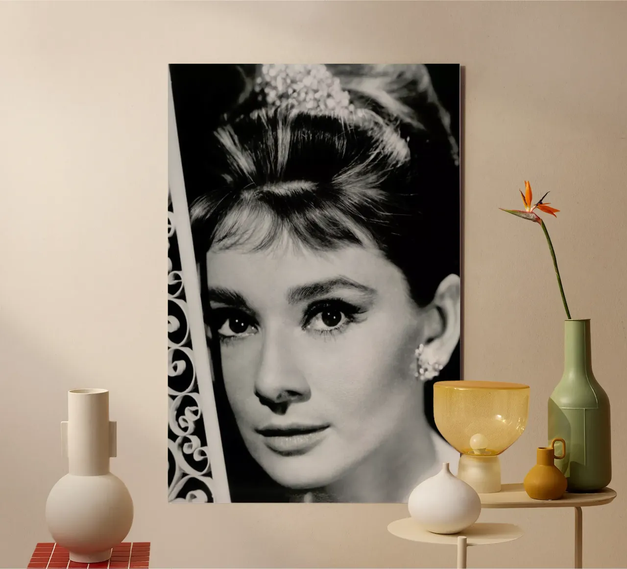 Audrey Hepburn 3 alluminio dibond da Gallery Print and Art Limited