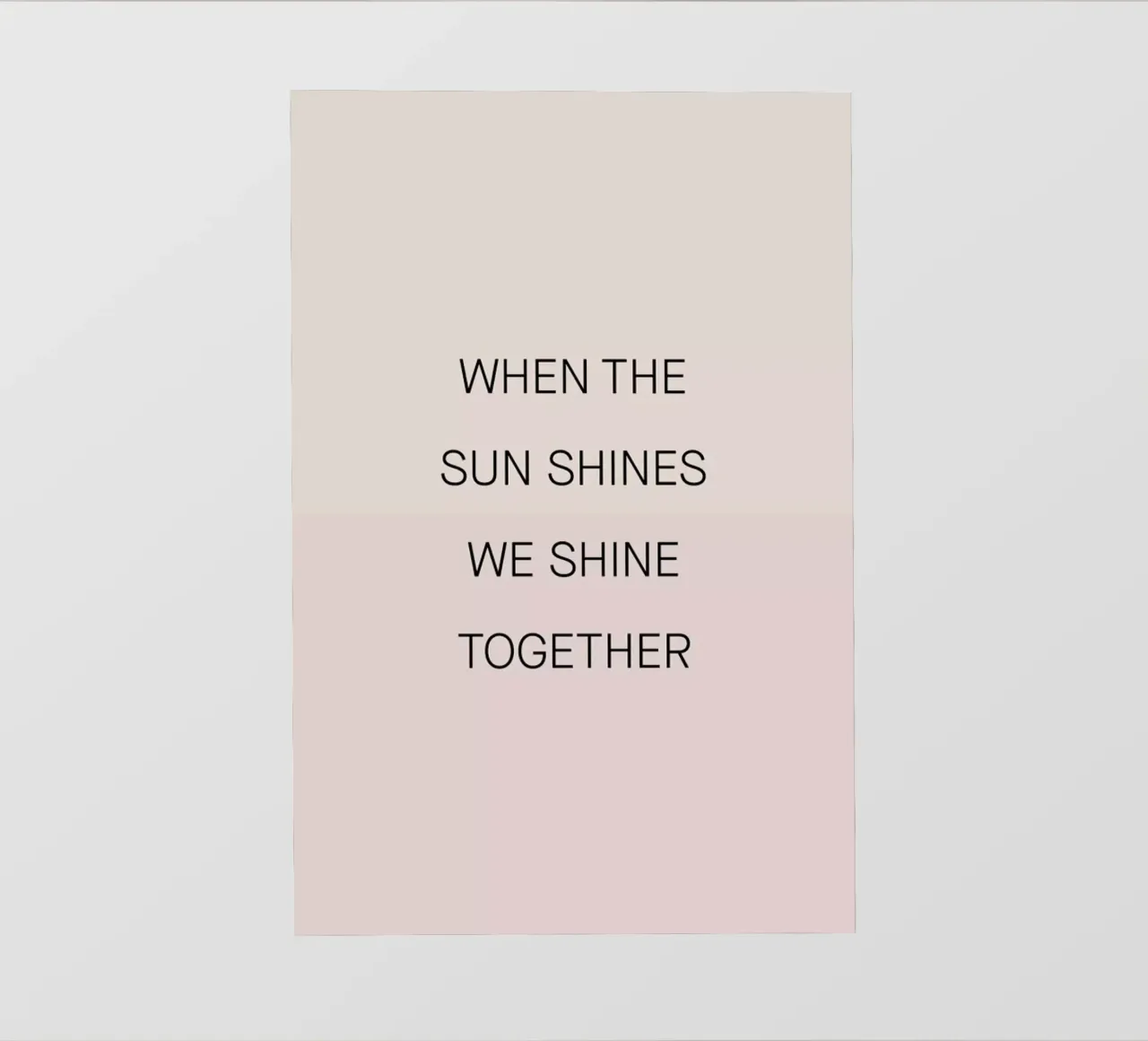 When the Sun Shines 01 telo in pvc da Studio One