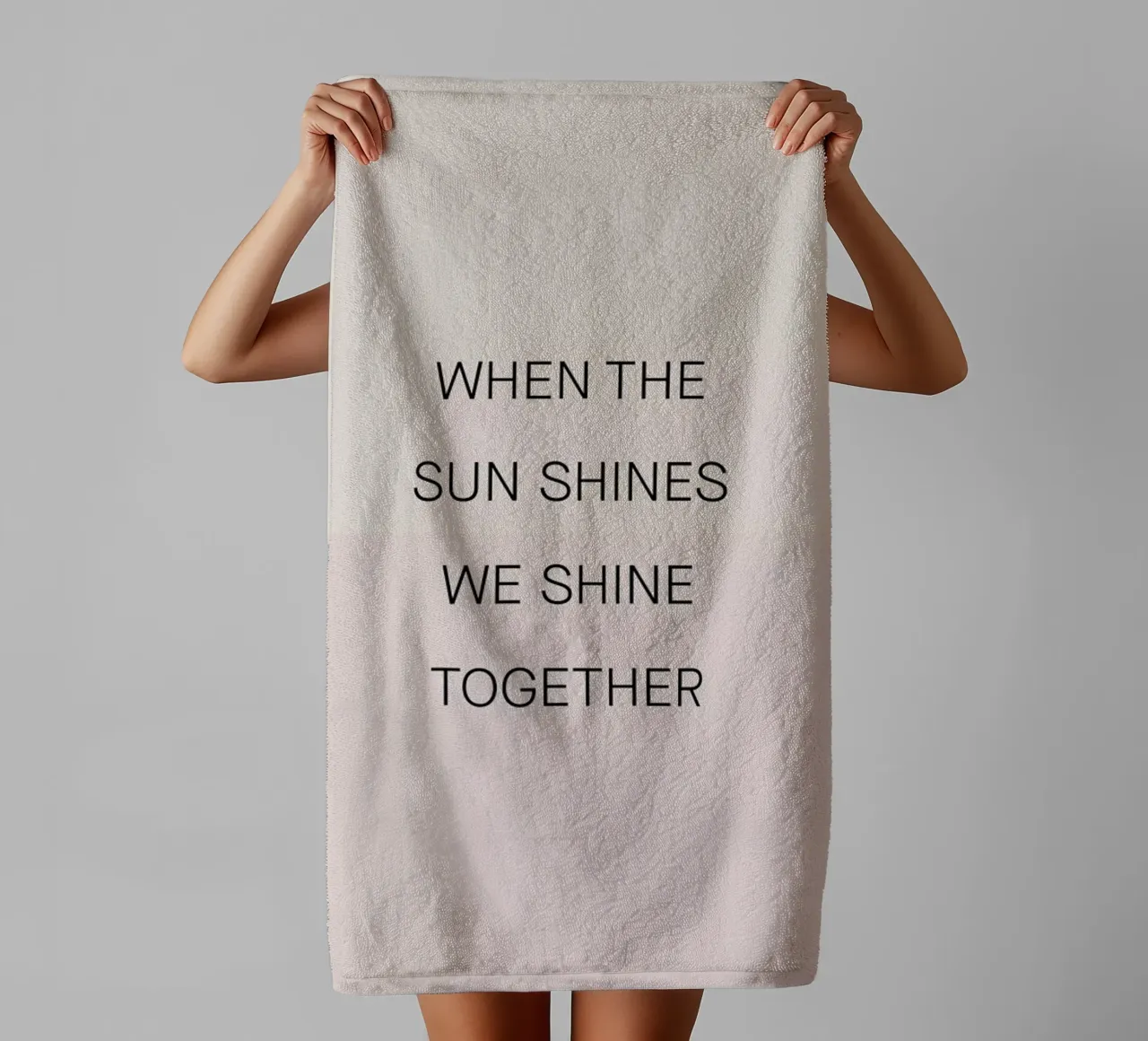 When the Sun Shines 01 asciugamano da bagno da Studio One