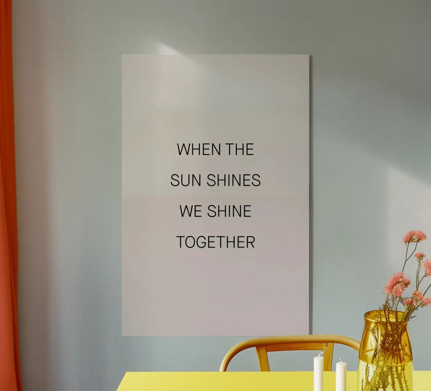 When the Sun Shines 01 plexiglass da Studio One