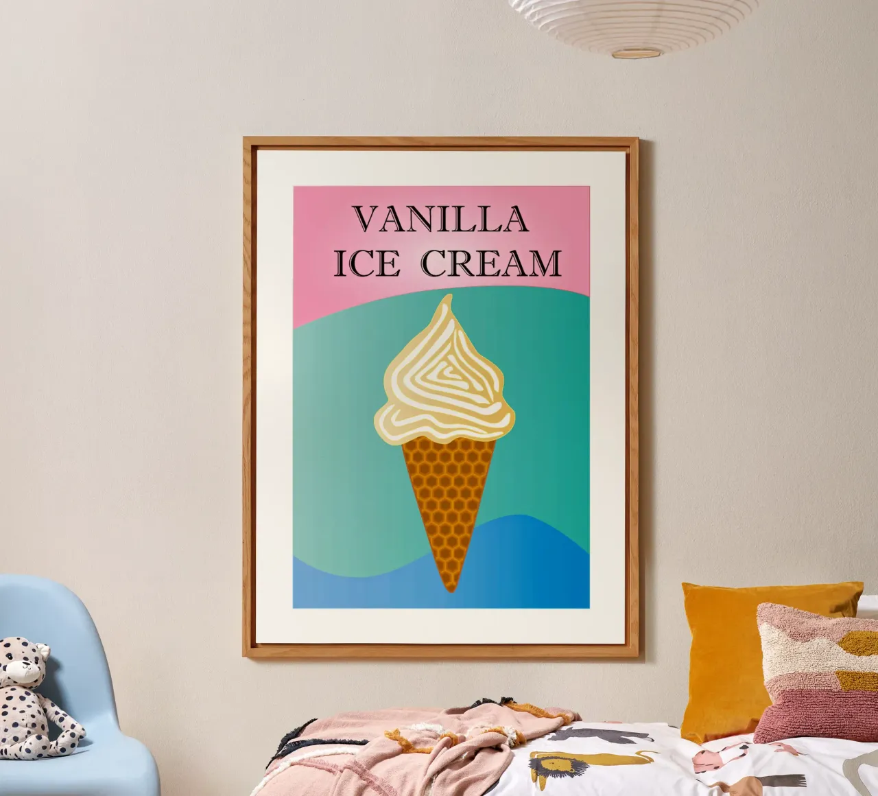 Vanilla Ice Cream alluminio dibond da SunflowerDE