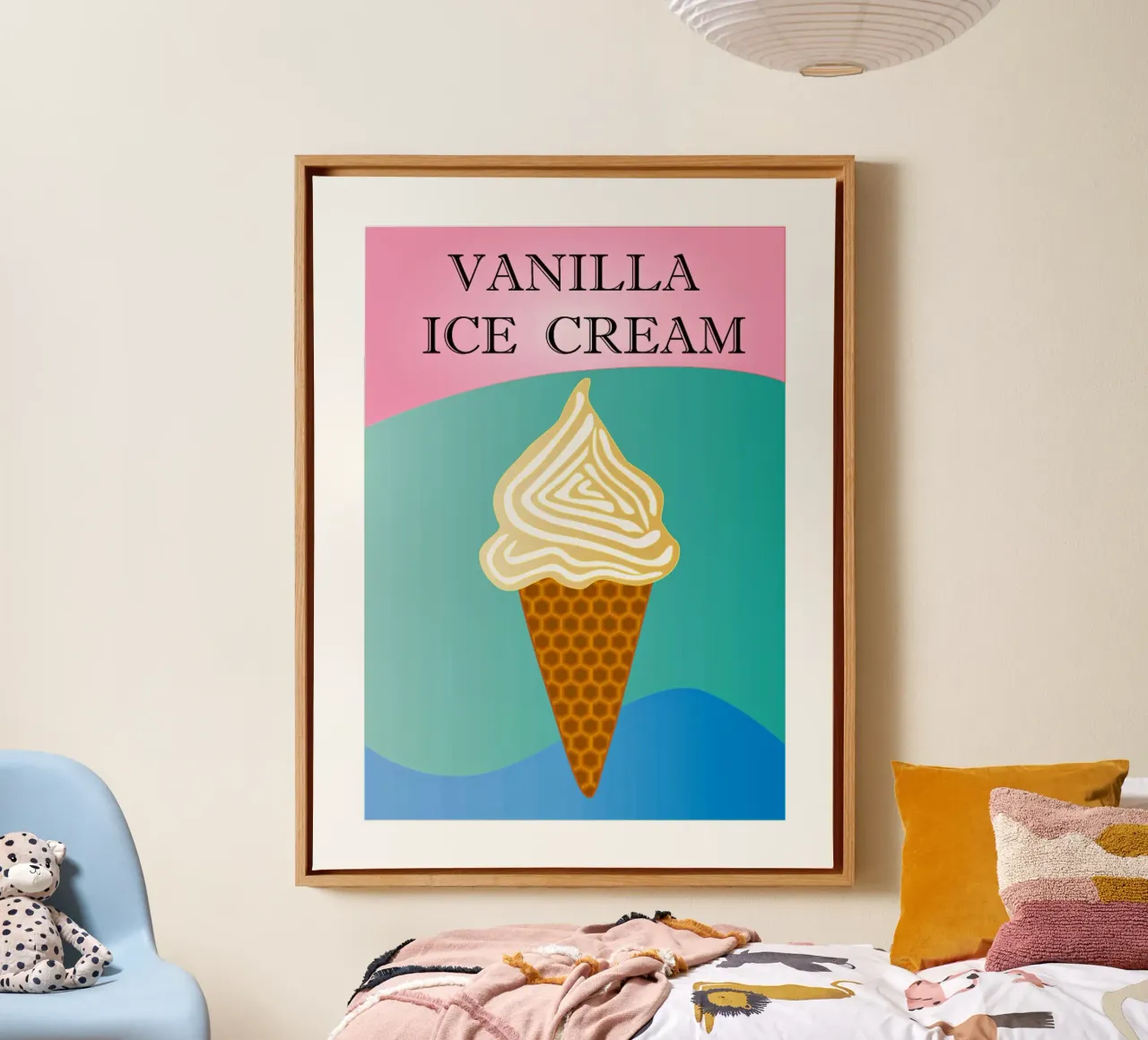 Vanilla Ice Cream canvas by SunflowerDE