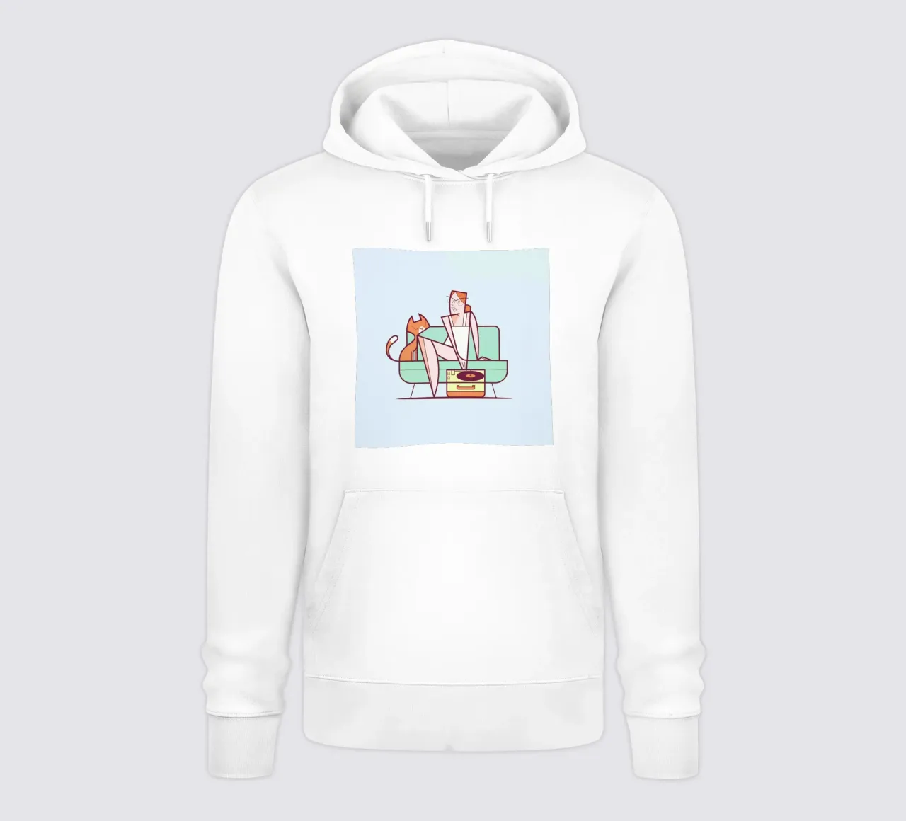 Giradischi felpa con cappuccio da Ale Giorgini