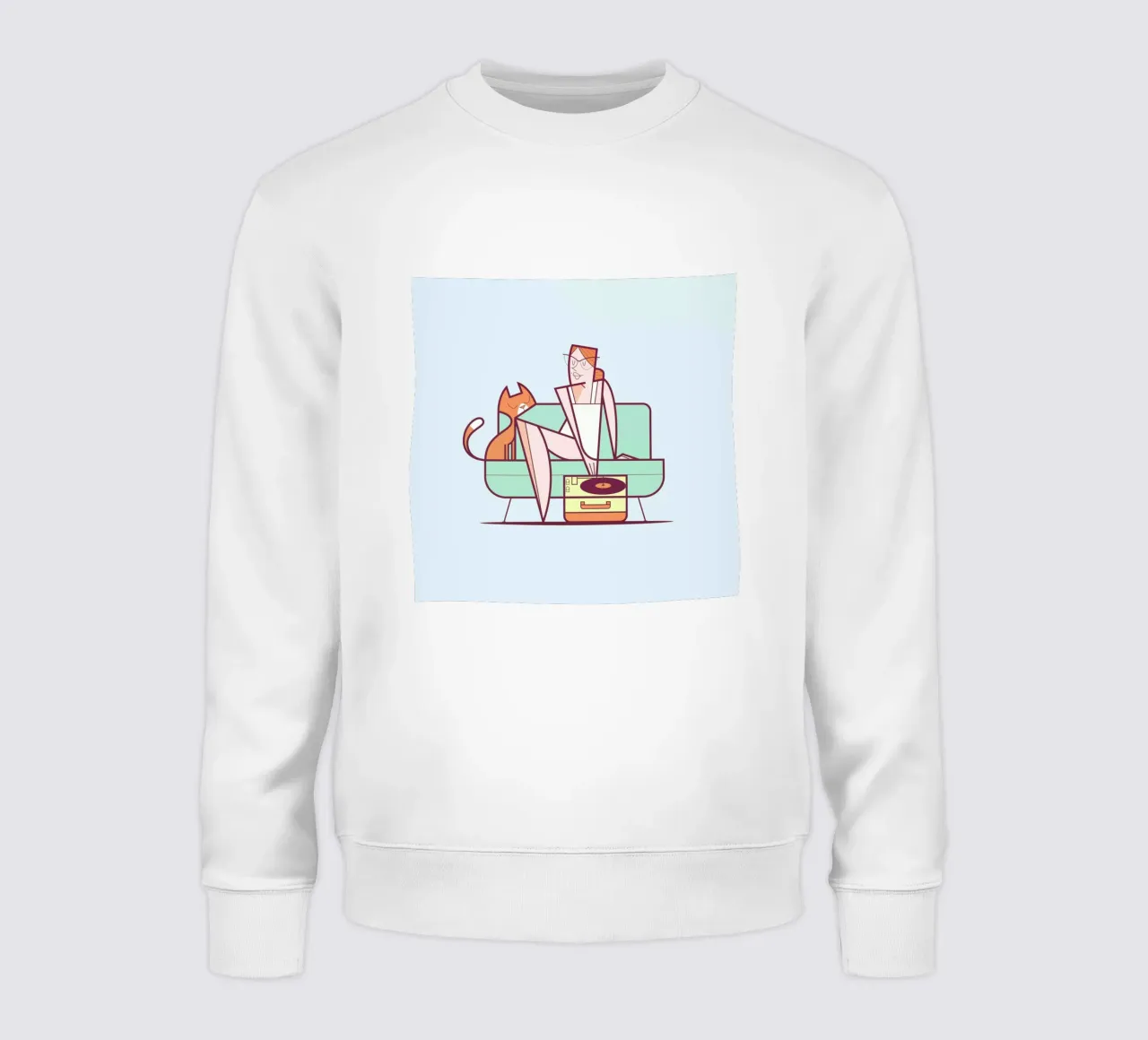 Giradischi felpa da Ale Giorgini