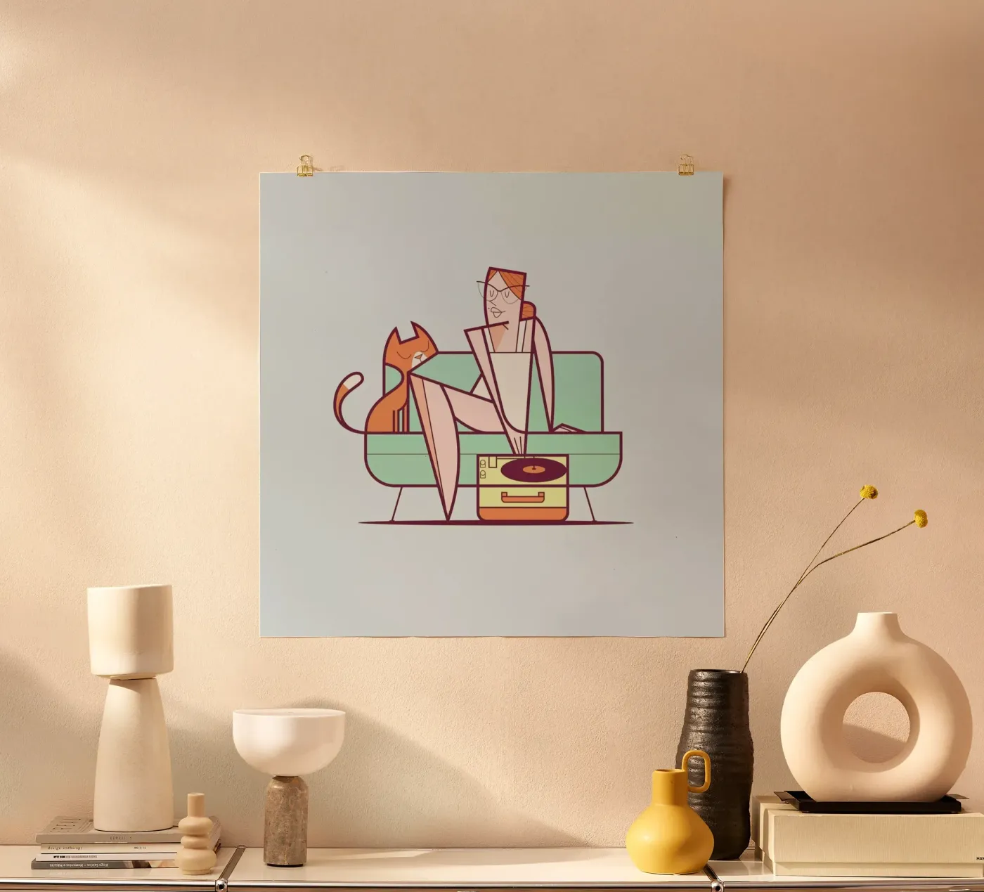 Giradischi poster da Ale Giorgini