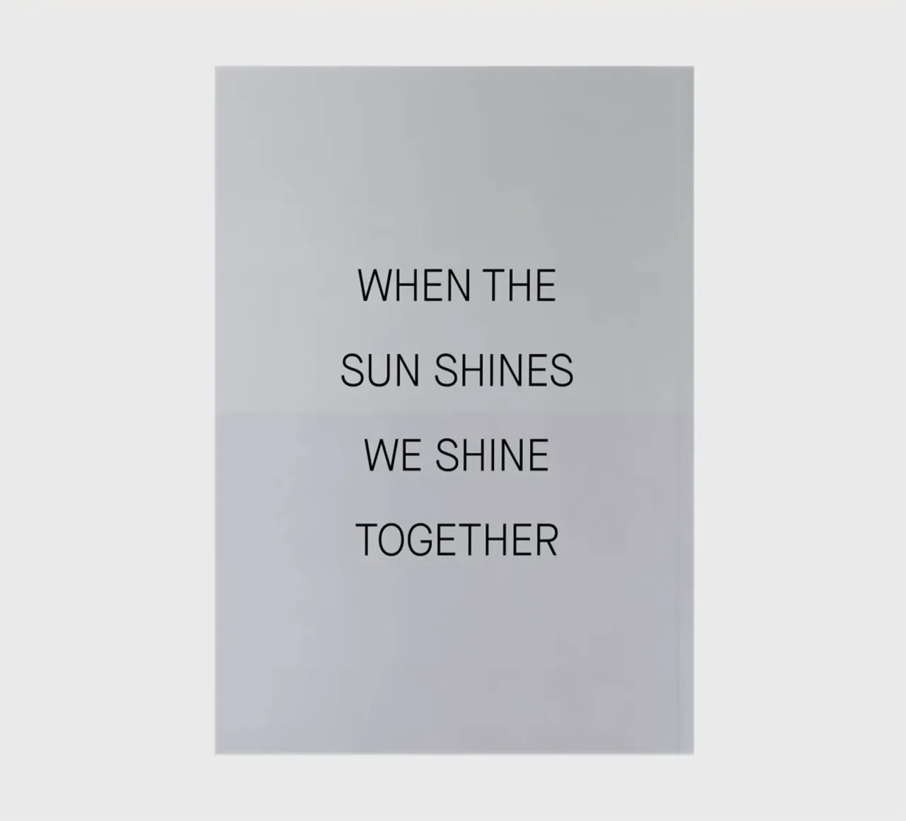 When the Sun Shines 03 notebook by Studio One
