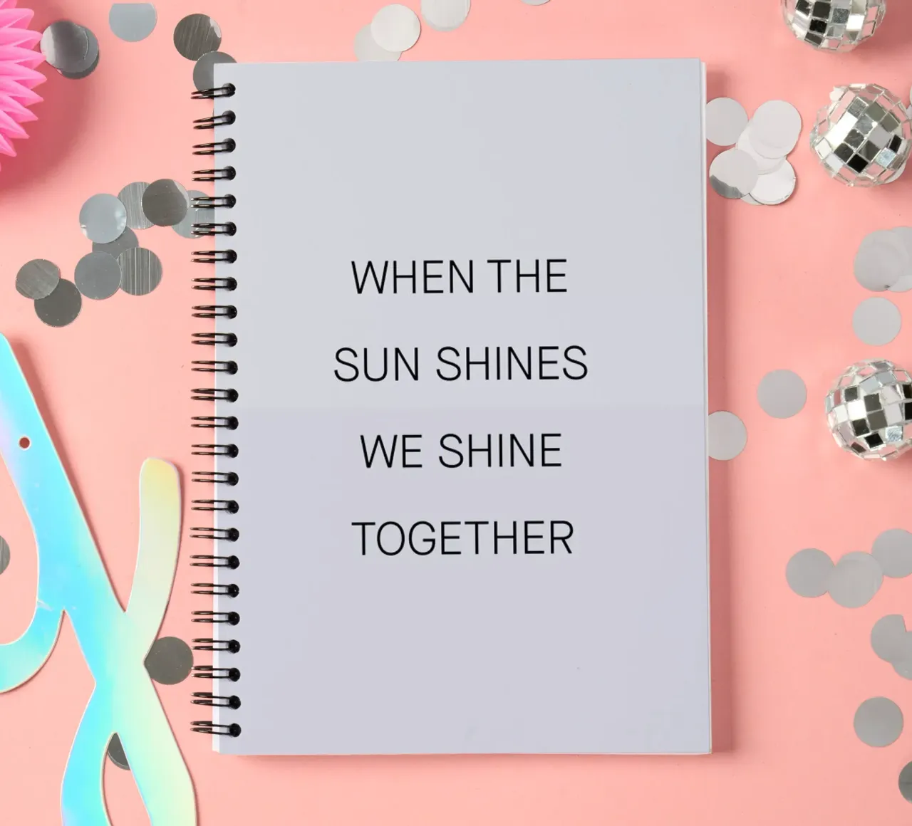 When the Sun Shines 03 spiral notebook by Studio One