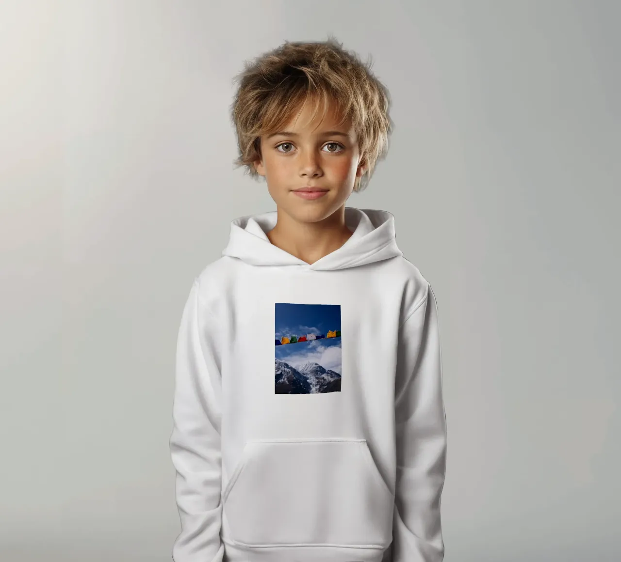 Himalayan Serenity felpa bambino con cappuccio da FujiPrints