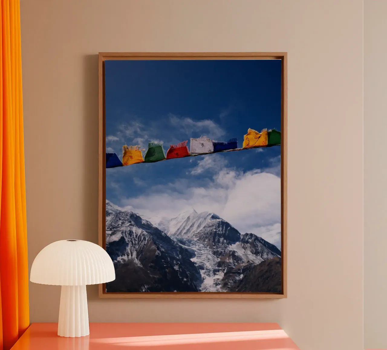 Himalayan Serenity tela con Cornice a cassetta da FujiPrints