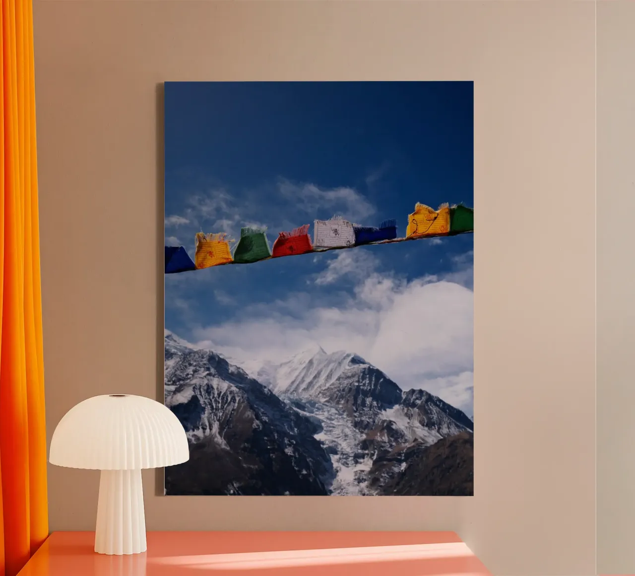 Himalayan Serenity tela con Cornice a cassetta da FujiPrints