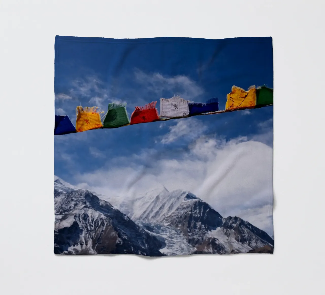 Himalayan Serenity Fleecedecke von FujiPrints