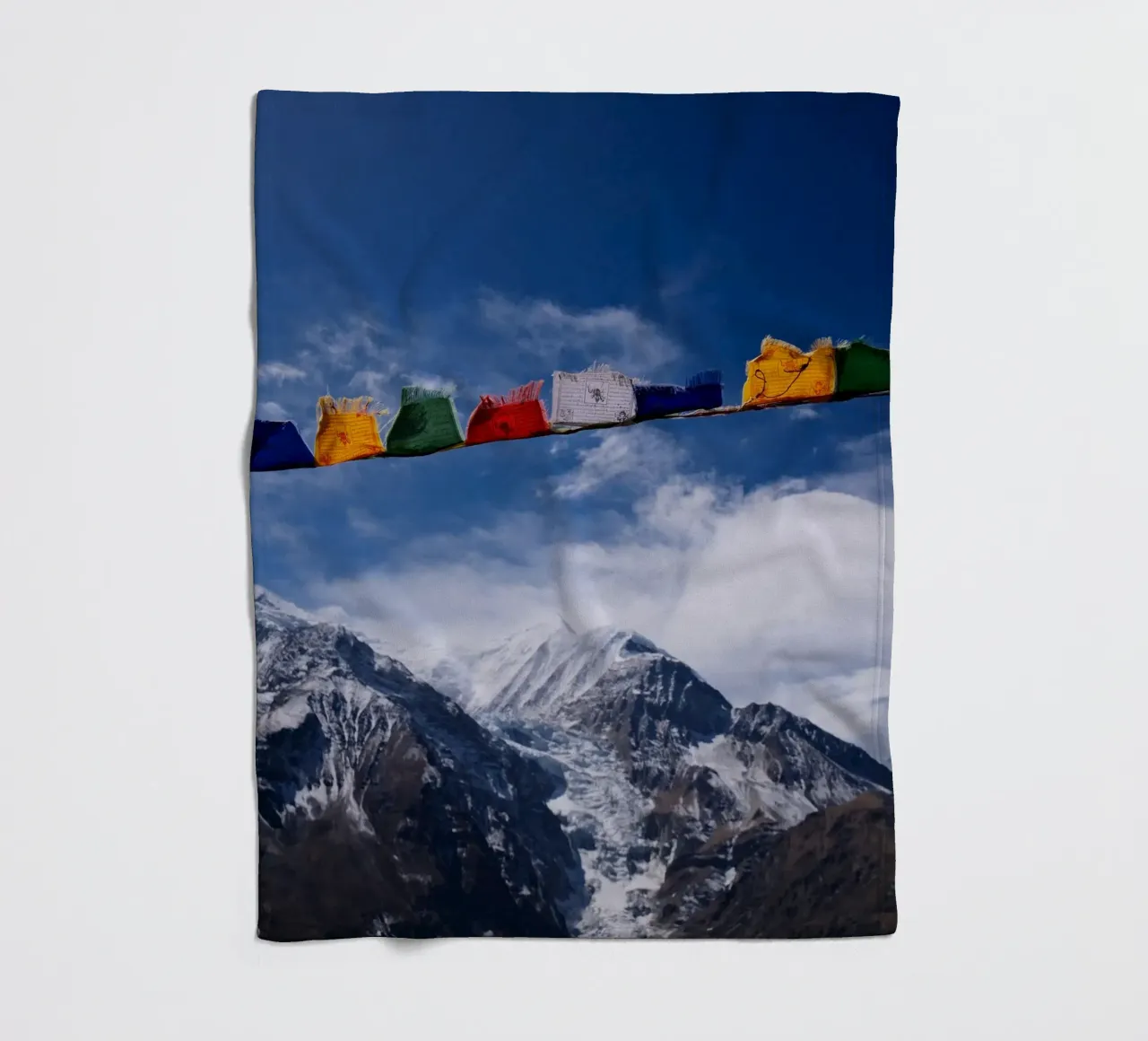 Himalayan Serenity Fleecedecke von FujiPrints