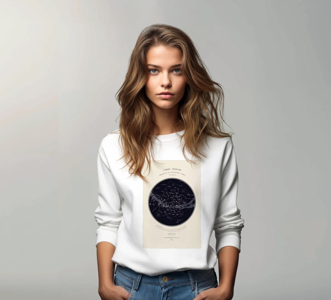 Carte du Ciel Sweatshirt von Astër