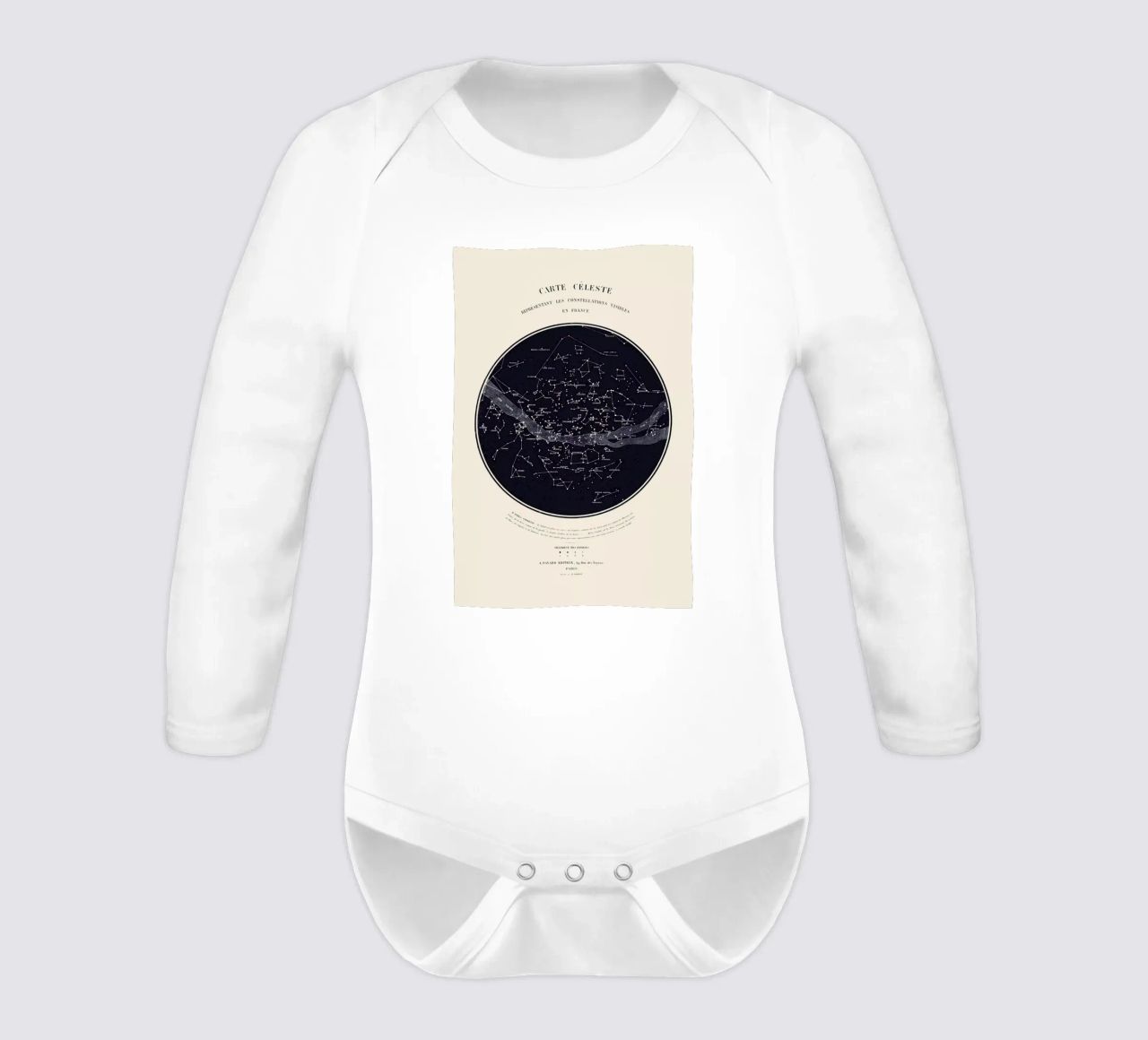 Carte du Ciel Langarm Babybody von Astër