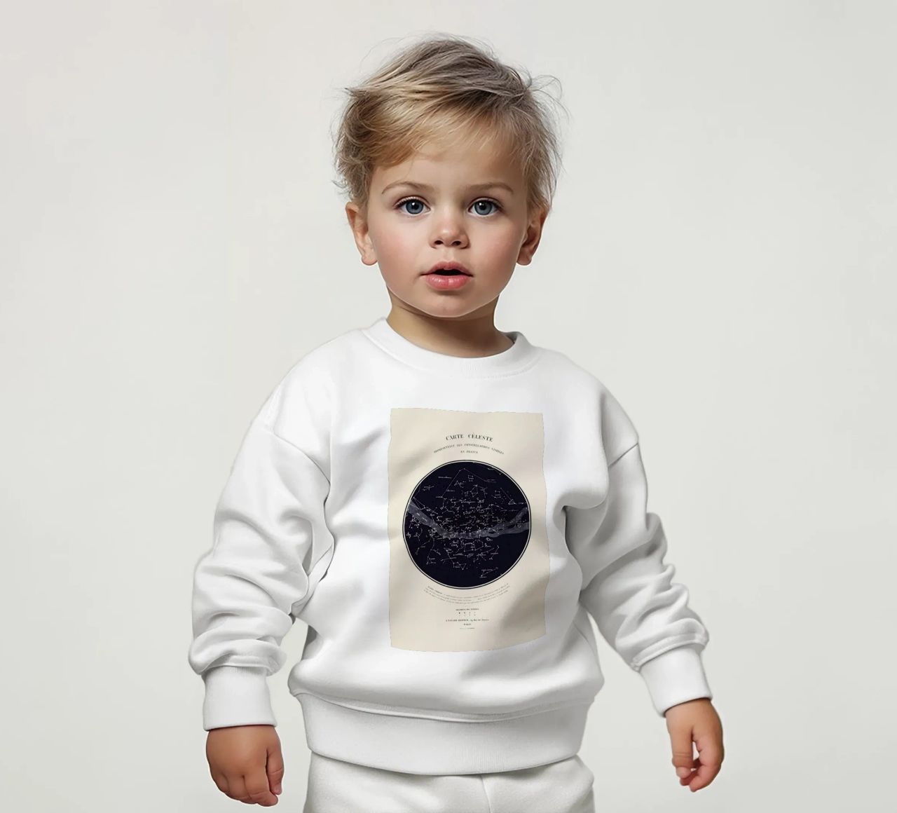 Carte du Ciel sweat pour bébé de Astër