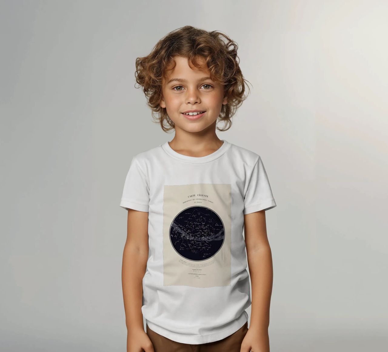 Carte du Ciel t-shirt enfant de Astër