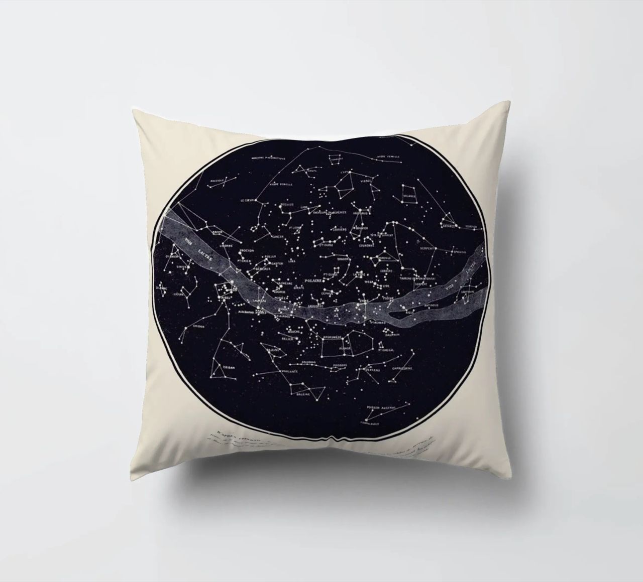 Carte du Ciel coussin de Astër