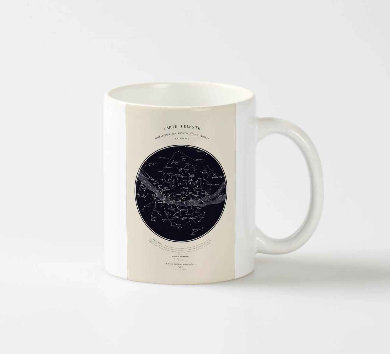 Carte du Ciel mug en céramique de Astër
