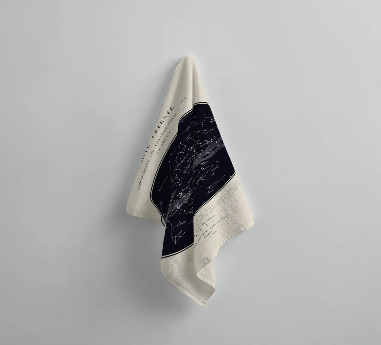 Carte du Ciel towel by Astër